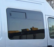 rubber mounted van windows