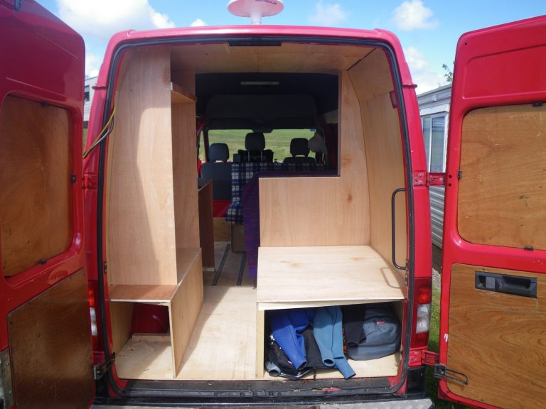 Rear wood work, Mabel’s bedroom and storage areas