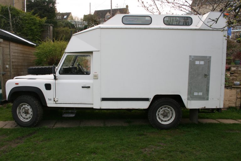 Side View of Land Rover 130 as purchased
