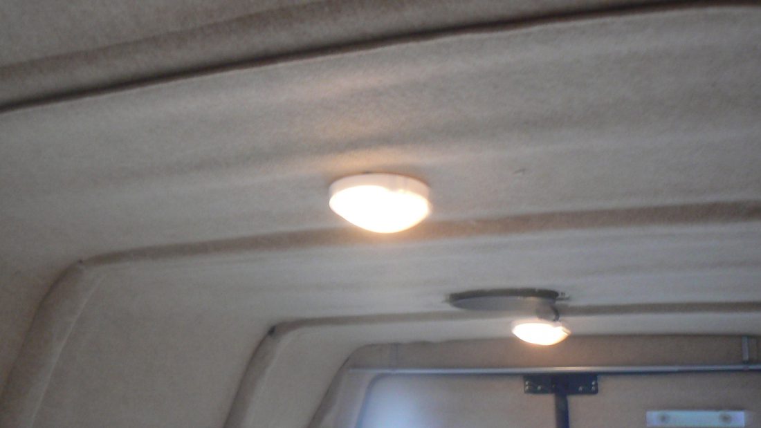 ldv camper conversion lights