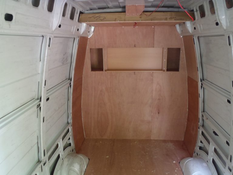 Rear wall 3.8m from cab