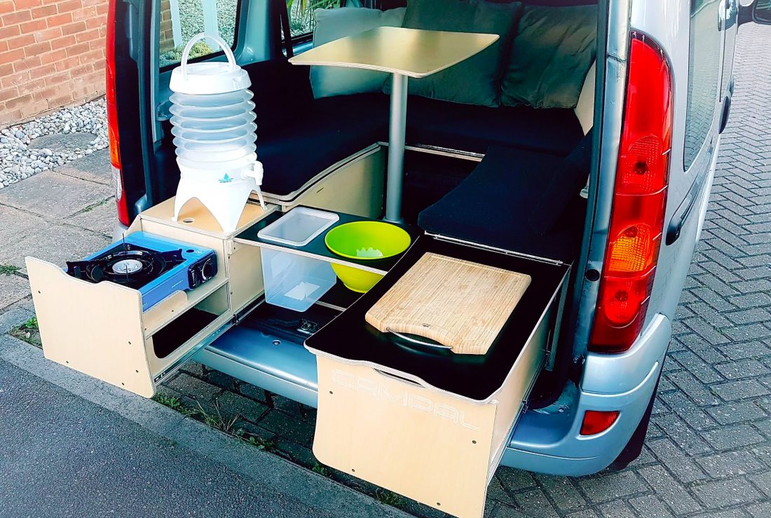 campal.co.uk a great looking system that turn cars into campervans