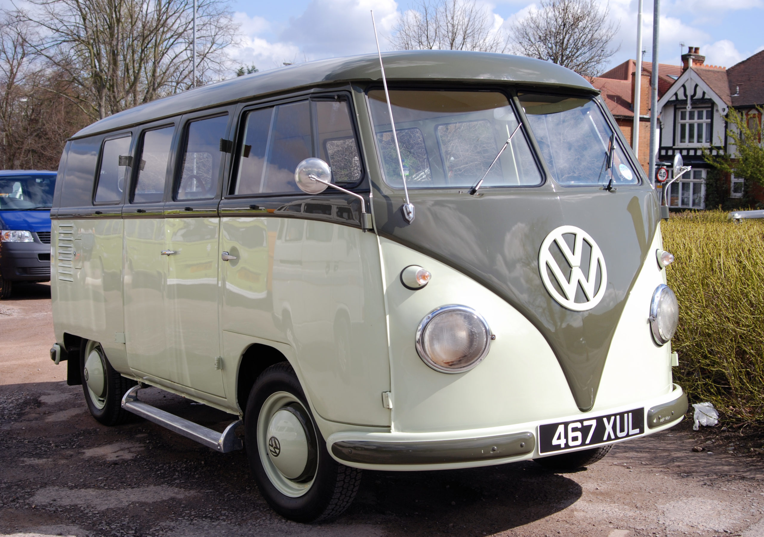 Classic Vintage Volkswagen Transporter Camper Van Devon Uk April 2018 ...